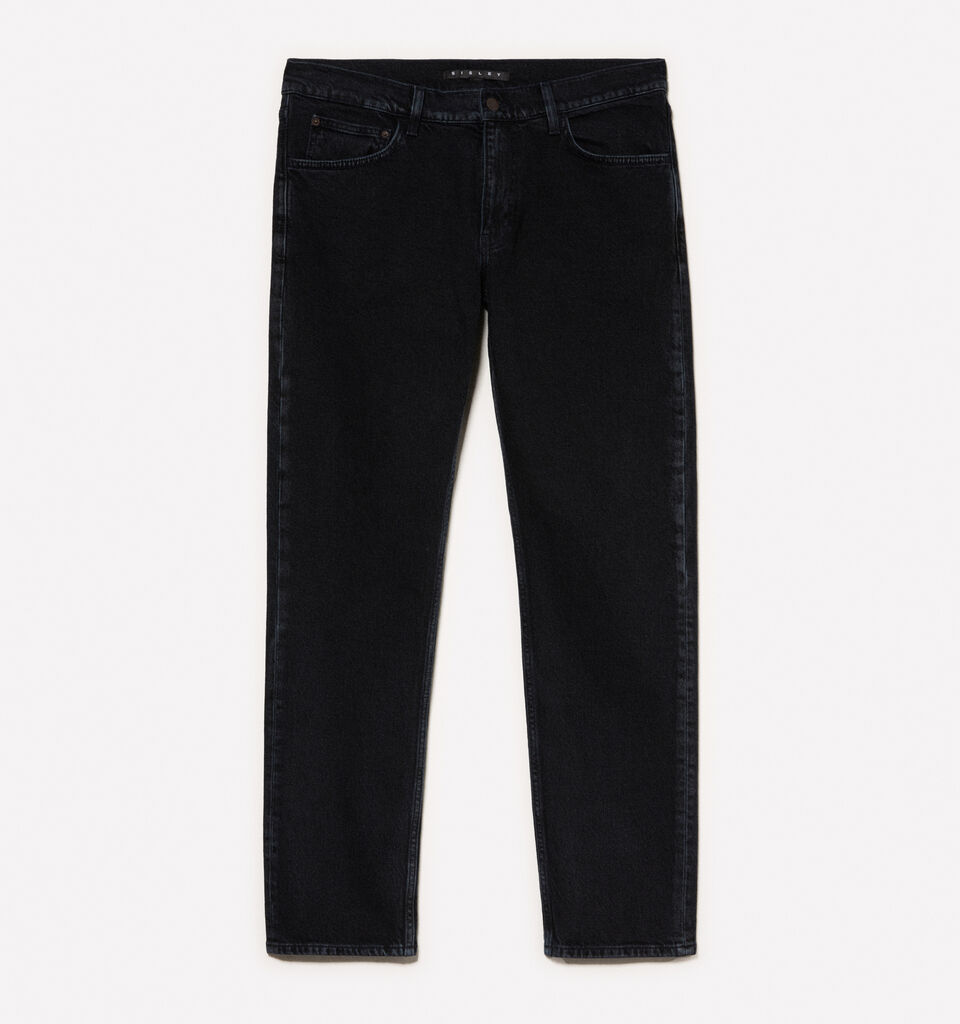Black Style 75 regular fit jeans - men's regular fit jeans - Black | Sisley image number 5